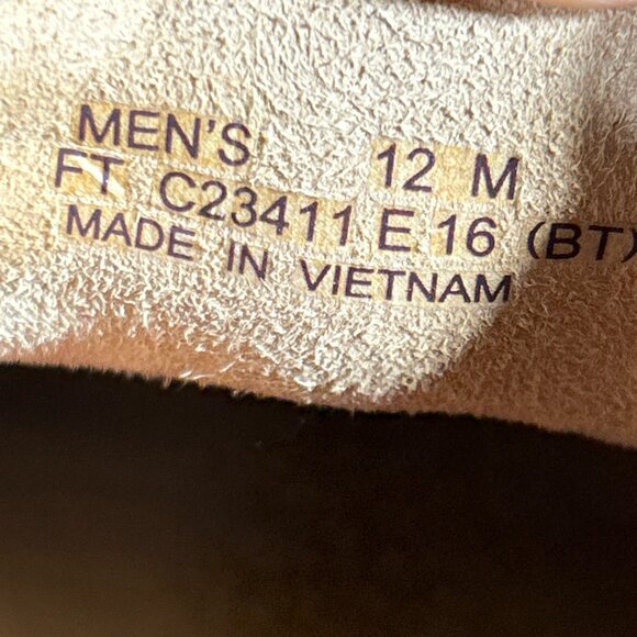 Cole Haan Grand Mens Size 12 M Shoes Knit Sneakers Wingtip Brown Red USED TWICE - Picture 10 of 12